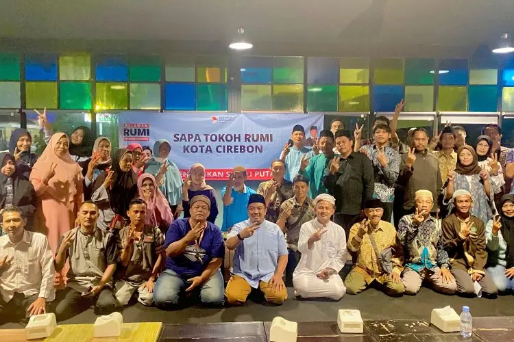 Rumi Sambangi Cirebon Galang Dukungan Para Tokoh Menangkan Prabowo Gibran