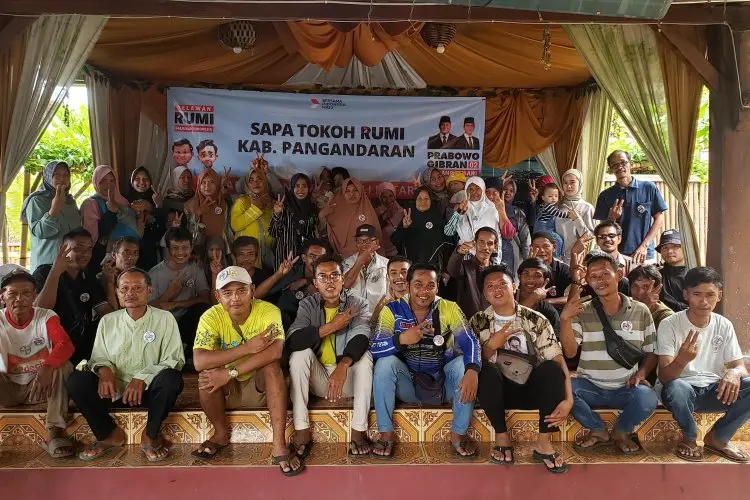 Kejar Target Menang Besar, RUMI Didukung Puluhan Tokoh Kampung di Pangandaran