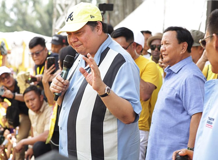 Prabowo Memuji Airlangga dan RK, Targetkan 90 Persen Suara di Kabupaten Bogor