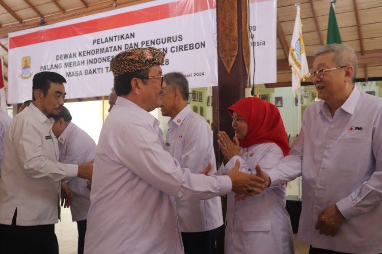 Bupati Imron Minta Pengurus PMI Kabupaten Cirebon Tingkatkan Pembinaan Relawan Muda