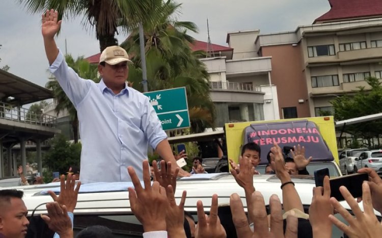 Prabowo Subianto Hadiri Rapimnas KSPN di Soreang, Ajak Para Buruh Pintar Menjatuhkan Pilihan pada Pilpres 2024