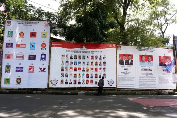 FOTO: Baliho Sosialisasi Pemilu 2024