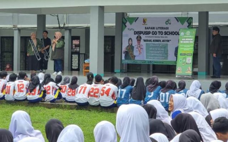 Tingkatkan Literasi, Dispusip Kabupaten Bandung Gelar Safari Literasi 