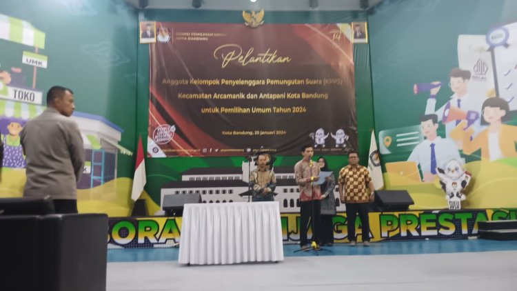 KPU Kota Bandung Lantik 51.968 KPPS