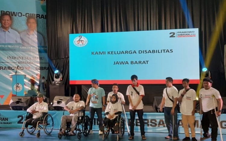 Penyandang Disabilitas Jabar Dukung Prabowo-Gibran di Pilpres 2024
