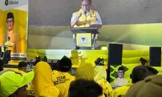 Konsolidasi Tim Relawan di Stadion Si Jalak Harupat Bandung, Golkar Optimistis Pilpres 2024 Sekali Putaran