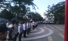 Gelar Apel Siaga, Bawaslu Kota Cimahi Siap Turunkan Semua APK di Masa Tenang
