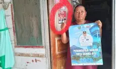 Jelang Pencoblosan, Oknum Manajemen PDAM di Indramayu Bagikan Kalender dan Stiker
