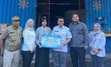 Jaga Kondisi Penyelenggara Pemilu, KPU Kota Cimahi Terima Bantuan Susu dan Multivitamin dari Bank BTN KC Cimahi