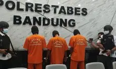 Polisi Ringkus Trio Jambret Bergolok Usai Beraksi di Cibiru