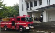 Atap Kantor ATCS Dishub Kota Bandung Terbakar