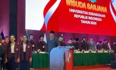 Prabowo Subianto Harap 348 Wisudawan UKRI Mampu jadi Pemimpin Sejati