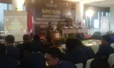 Di Rapat Pleno Rekapitulasi Suara Tingkat Kabupaten, Ketua KPU KBB Sebut Partisipasi Pemilih Turun 4 Persen