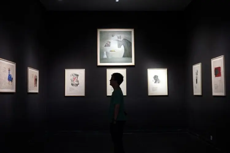 FOTO: Pameran Seni Sejauh Ini Karya Goenawan Mohamad