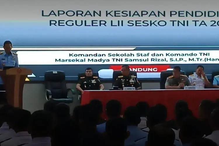 Enam Perwira Dari Luar Negeri, Ikut  Pendidikan di Sesko TNI
