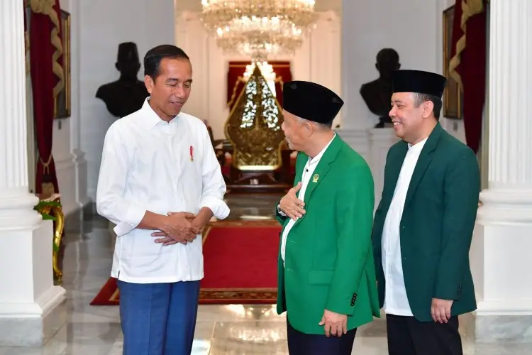 Temui Jokowi, PUI Doakan Pemilu Berjalan Damai & Menyejukkan