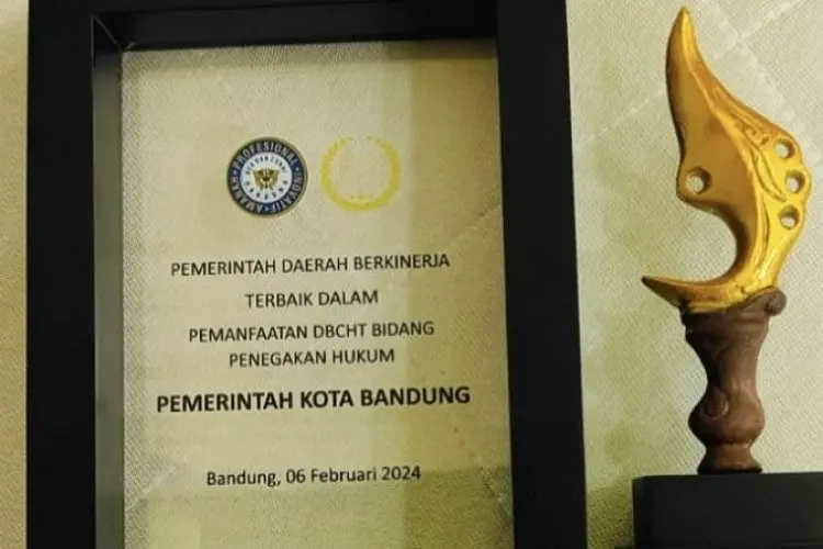 Satpol PP Kota Bandung Sabet Predikat Terbaik di Bea Cukai Awards