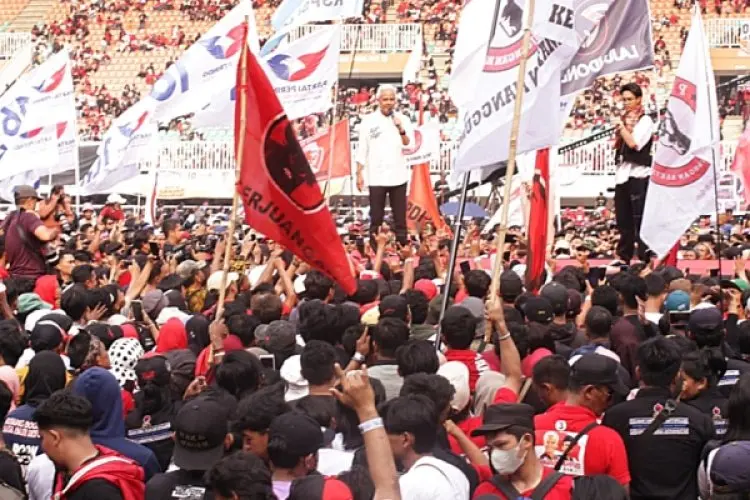 Stadion Pakansari Bogor 'Pecah', Segini Target Raihan Suara Ganjar-Mahfud di Kabupaten Bogor