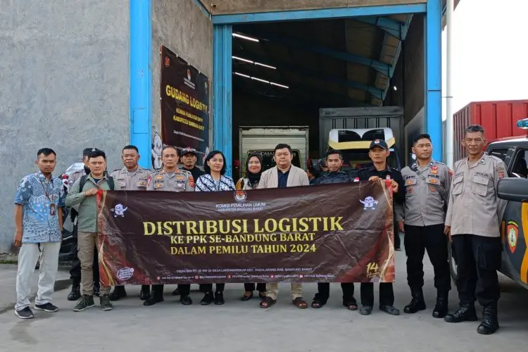 KPU KBB Distribusikan Dua Jenis Logistik Pemilu 2024 ke Seluruh PPK, Ini Rinciannya