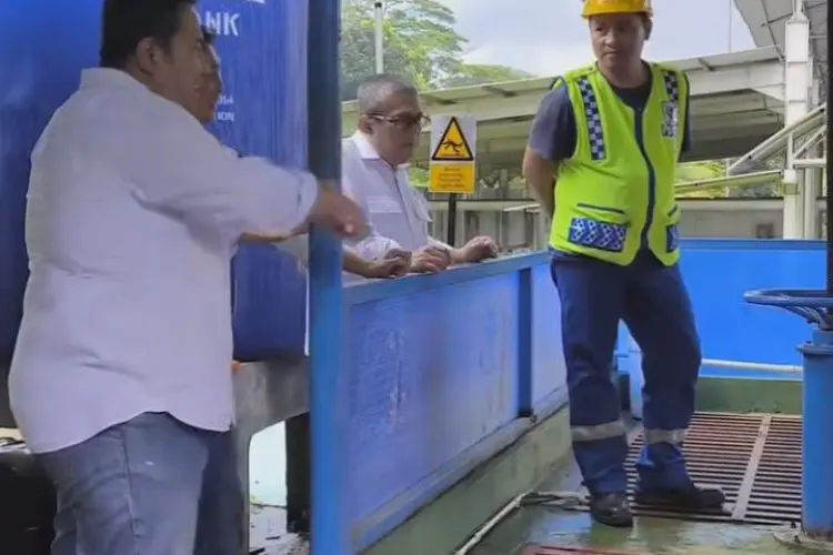Jelang Pencoblosan Pemilu 2024, Direksi Tirta Pakuan Tinjau Sumber Air