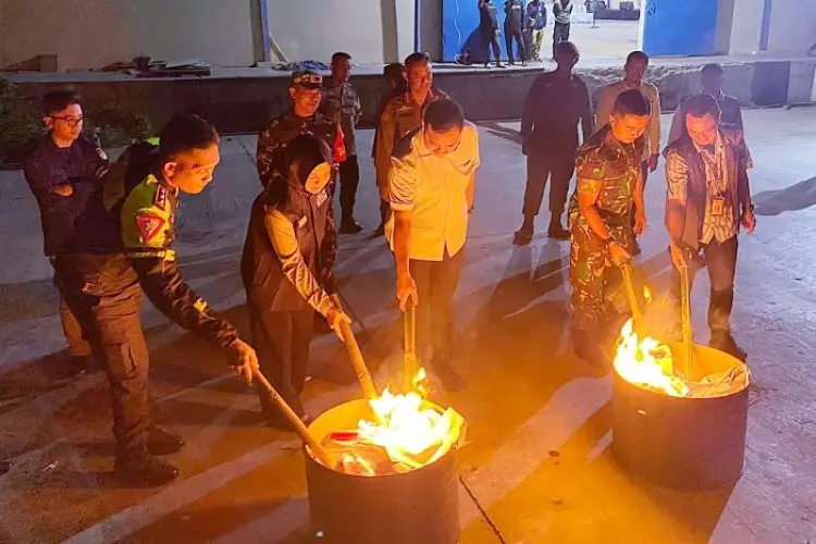 2 Ribu Surat Suara Rusak dan Sisa dari Kota Cimahi Dimusnahkan
