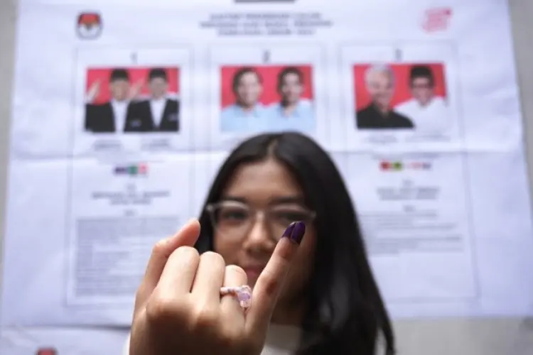 FOTO: Pemilu 2024, TPS Ini Angkat Tema Kesehatan