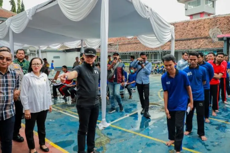 Bima Apresiasi Pencoblosan di Lapas Paledang, Berjalan Rapi dan Tertib