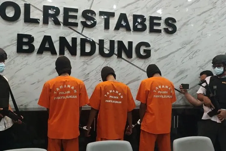 Polisi Ringkus Trio Jambret Bergolok Usai Beraksi di Cibiru