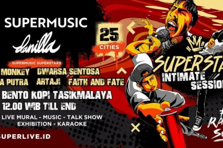 Danilla Riyadi, Shock Monkey hingga Para Juara Superstar dan Superpreneur Bakal Ramaikan Tasikmalaya