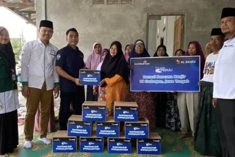 Peduli Korban Banjir di Jawa Tengah, XL Axiata Salurkan Donasi ke Grobogan, Demak, dan Kudus