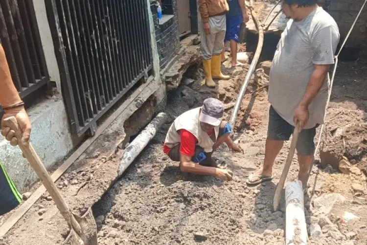 Dua Rumah di Sadang Serang Rusak Akibat Permukaan Tanah Ambles 
