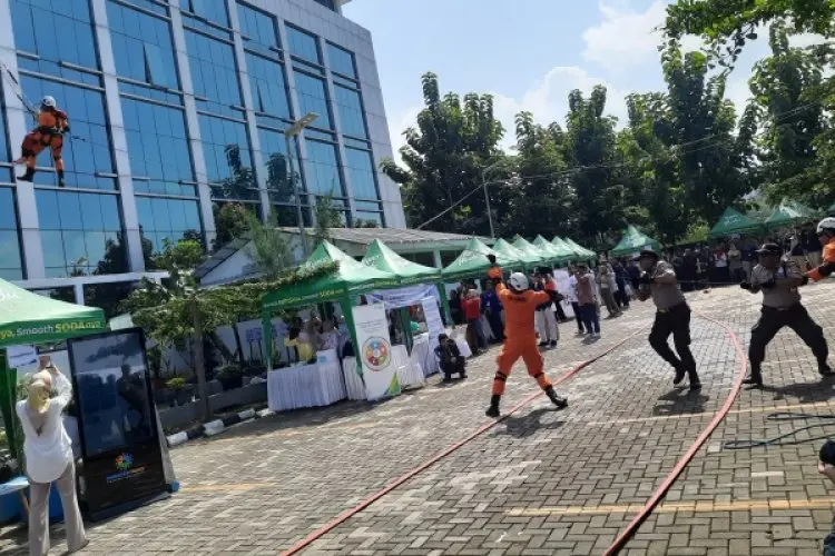 Disnakertrans Jabar Gelar Peringatan Puncak Bulan K3, Harap Kecelakaan Kerja Menurun