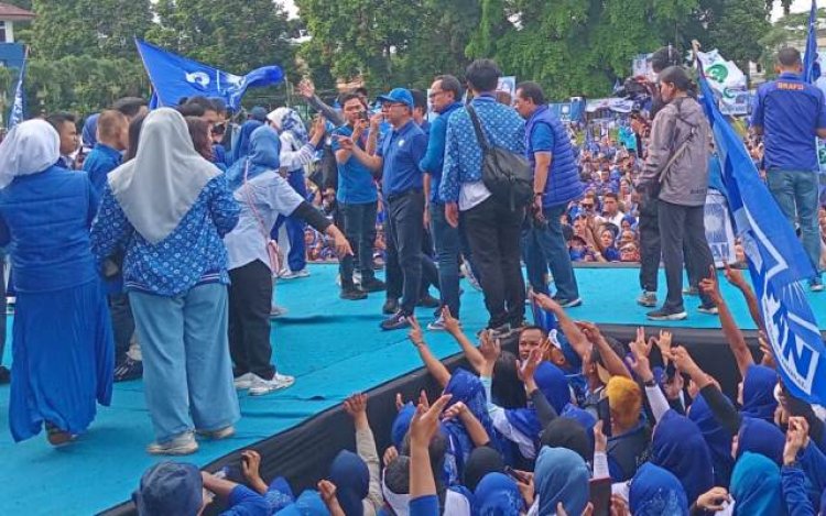 Zulkifli Hasan Bakar Semangat Ribuan Kader PAN Kota Bogor, Hasil Survei Raihan Suara Nasional Capai 6 Persen 