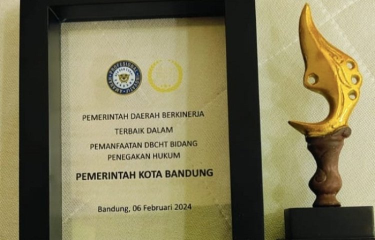 Satpol PP Kota Bandung Sabet Predikat Terbaik di Bea Cukai Awards