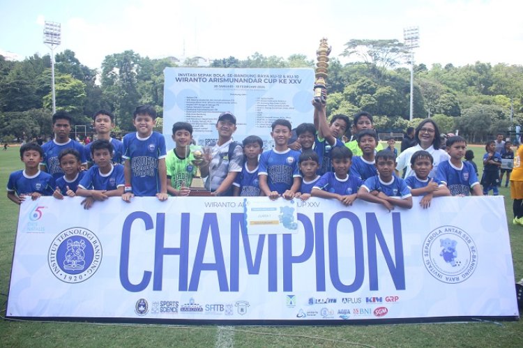 Akademi Persib Kota Cimahi Sabet Dua Trofi Juara di Wiranto Arismunandar Cup XXV/2024
