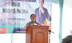 Peletakan Batu Pertama Pembangunan  RSUD Bedas Pacira, Bupati Dadang Supriatna: Ini Pembangunan Rumah Sakit Kelima
