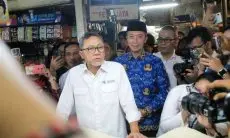 Zulkifli Hasan Kunjungi Pasar Kebon Kembang, Gembira Harga Beras Mulai Turun di Kota Bogor
