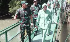 Tinjau Jembatan Rawayan di Cibinong, Pangdam Siliwangi Bolehkan Ketua RW Himpun Biaya Perawatan dari Pengguna