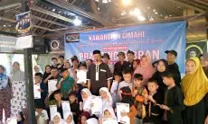 Beryukur Kemenangan Prabowo-Gibran, Kawargian Cimahi Gelar Santunan Anak Yatim dan Dhuafa