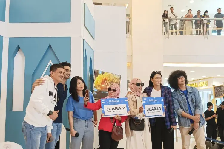 Hebohnya Meet and Greet Pemeran Tukang Ojek Preman dan Doa di Langit Malam