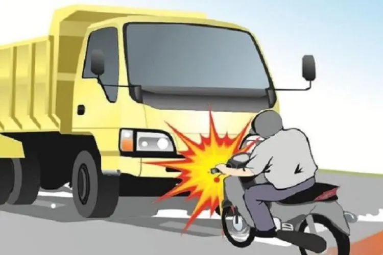 Truk Vs Motor Di Jalan Soekarno Hatta, Satu Orang Tewas