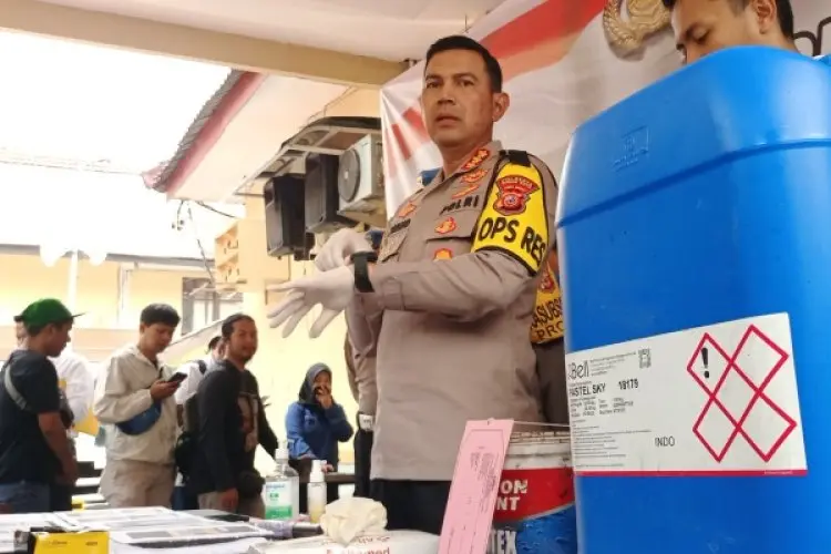 Polresta Bogor Kota Dalami Dugaan Pembuangan Limbah ke Sungai Ciliwung