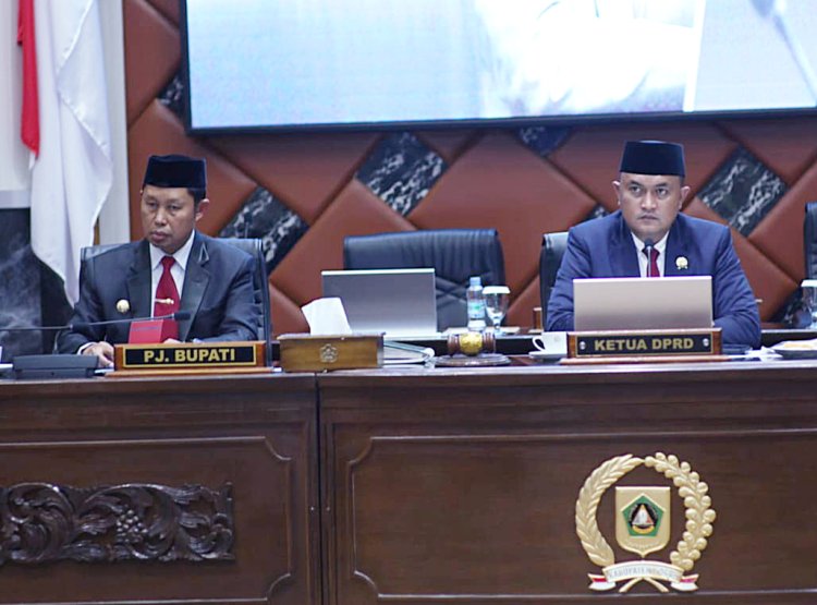 Asmawa Tosepu dan DPRD Kabupaten Bogor Paripurnakan Perda RTRW dan RPJMD