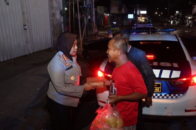 Jaga Kondusifitas, Polres Cirebon Gelar Patroli Sahur