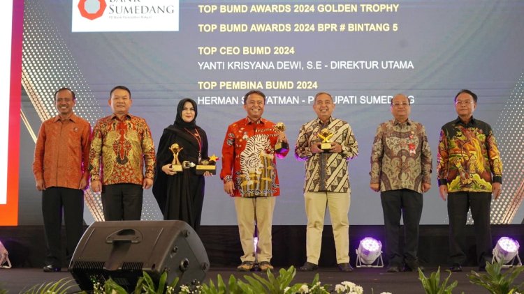 Sumedang Kembali Borong Penghargaan pada TOP BUMD Awards 