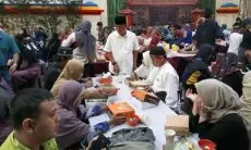 Ini Cara Danlanud Atang Sendjaja dan Vihara Dhanagun Bahagiakan Ratusan Kaum Difabel 