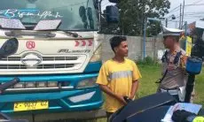 Truk Besar Masih Beroperasi, Polres Garut Lakukan Penertiban