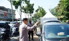H+3 Lebaran, Polisi Urai Kendaraan Yang Akan Menuju ke Wisata Ciwidey