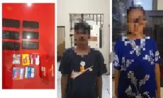 Suami Istri jadi Sales Judi Online Diamankan Polsek Citeureup
