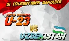 Yuk Nobar Timnas U-23 vs Uzbekistan di Polrestabes Bandung